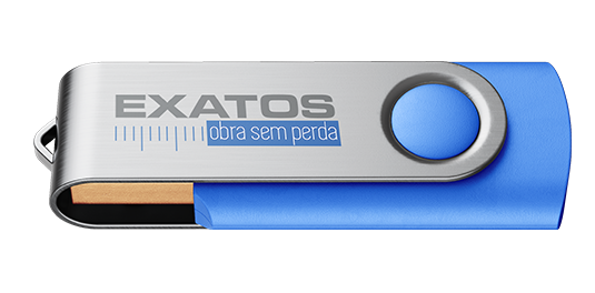 Logo aplicada no PenDrive